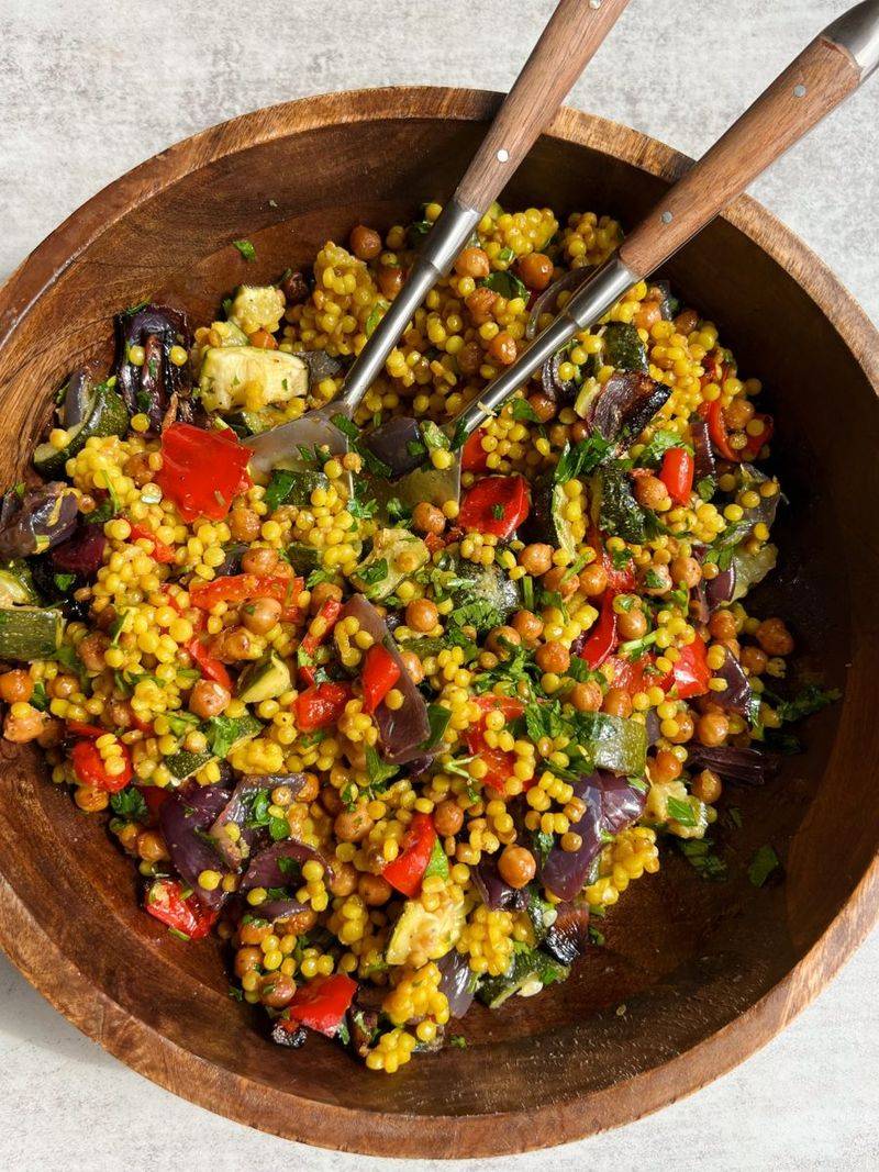 Roasted Veggie Couscous Salad