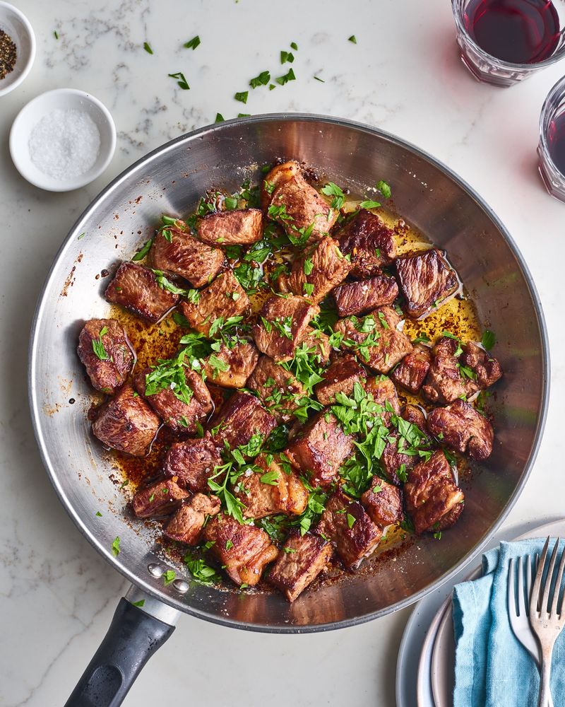 One-Pan Garlic Butter Steak Bites