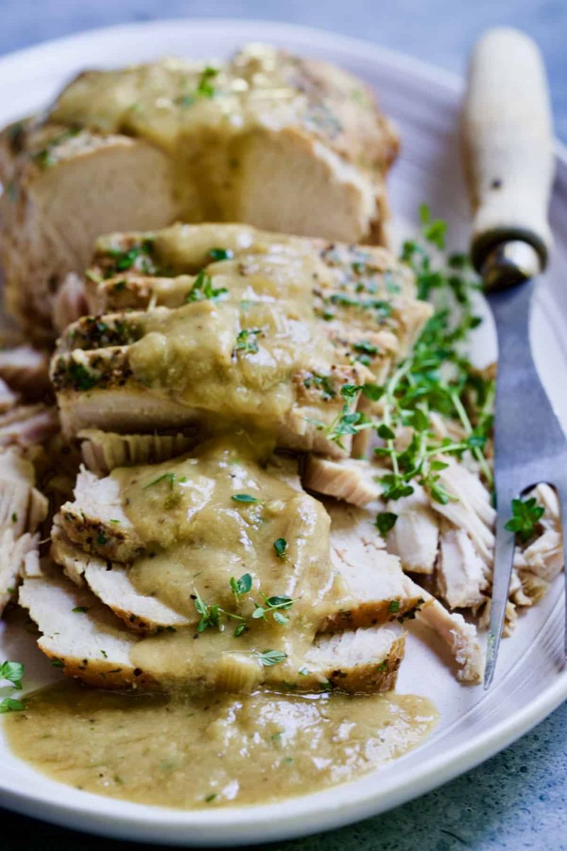Mustard & Thyme Pork Loin Roast