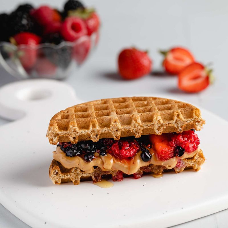 Mini Waffle Sandwiches