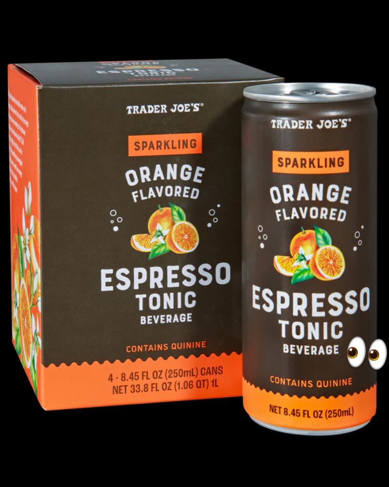 Sparkling Orange‑Flavored Espresso Tonic