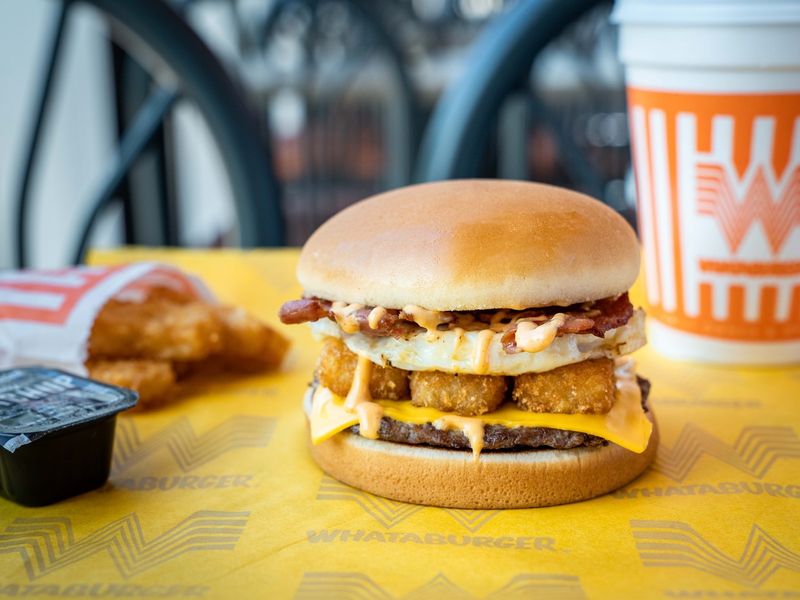 They Serve Burgers at Breakfast Too