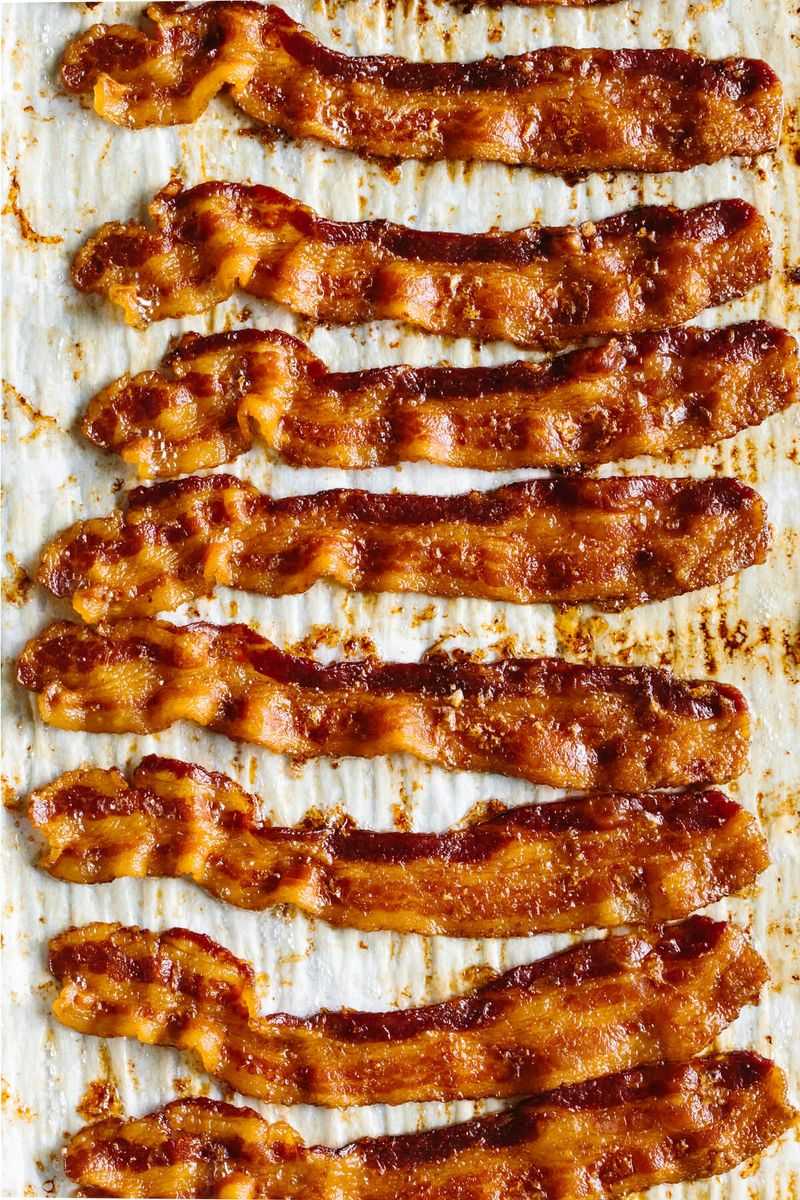 Cook bacon on high heat