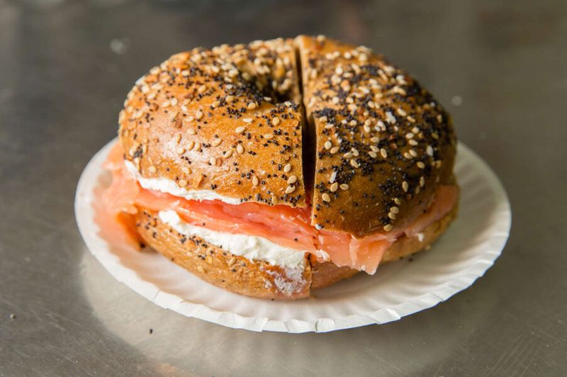 Absolute Bagels – Lox and Cream Cheese Bagel