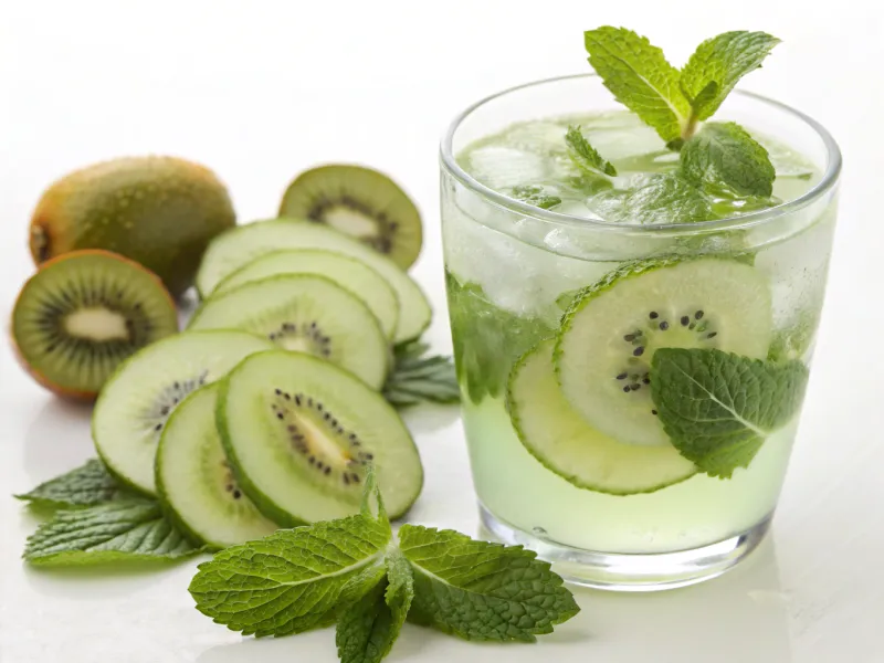Kiwi Cucumber Mint Water