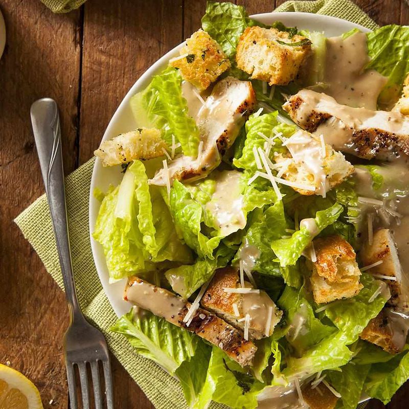 Quick Chicken Caesar Salad
