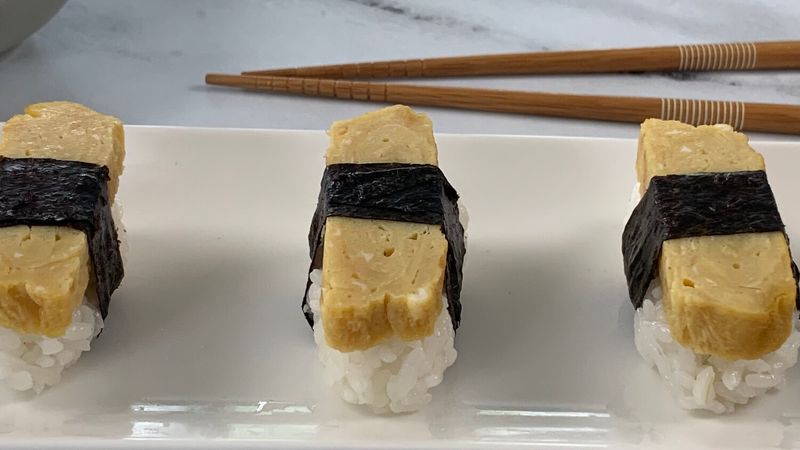 Tamago Sushi (Japanese Sweet Omelet)