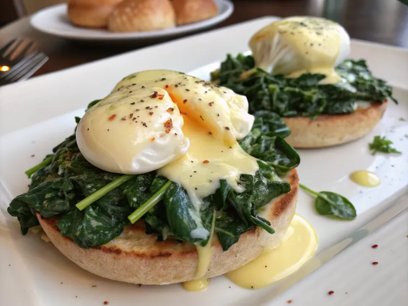Eggs Florentine Variation