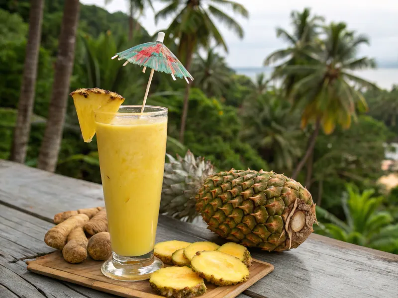 Pineapple Ginger Smoothie