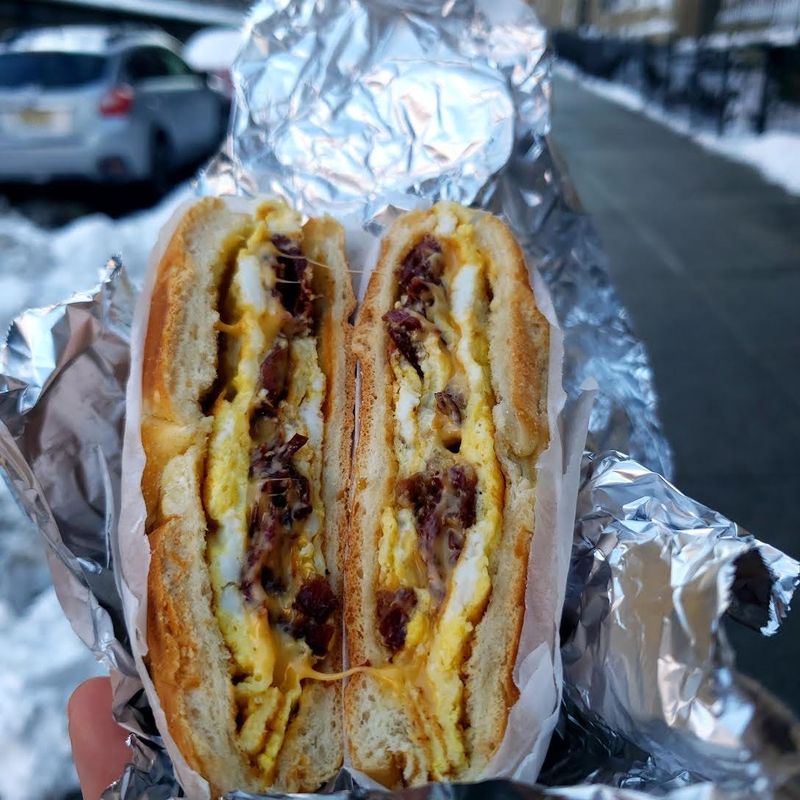 Egg and Cheese on a Roll from Any Bodega