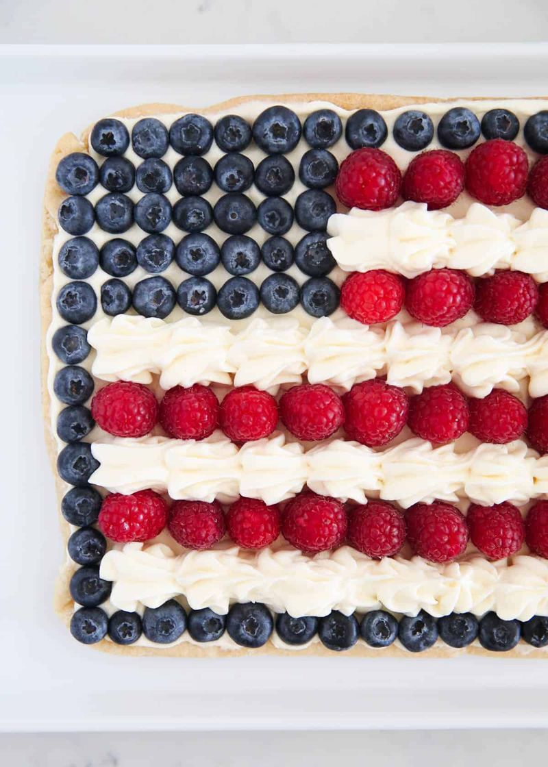 American Flag Fruit Pizza