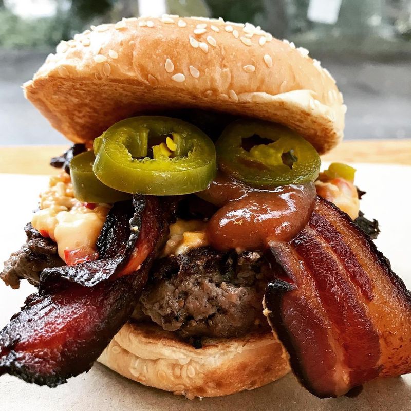 Georgia – Pimento Cheese & Bacon Burger at Farm Burger (Atlanta)
