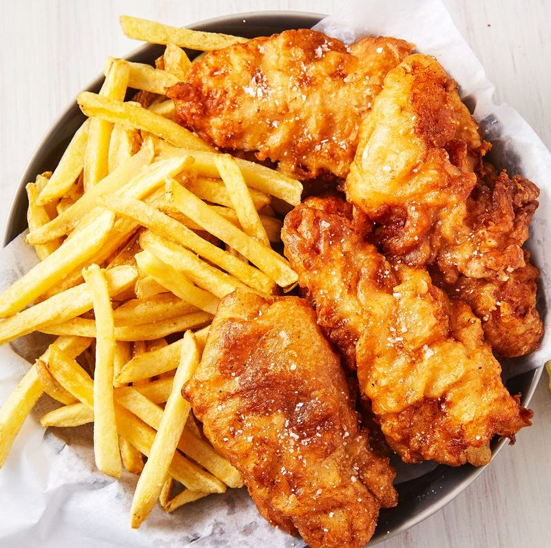 Beer-Battered Fish and Chips