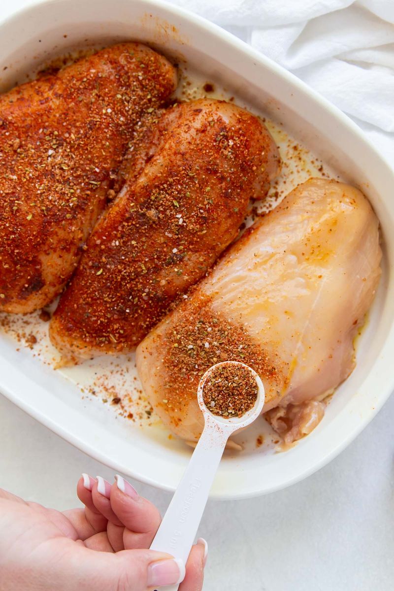 Using Plain, Unseasoned Chicken