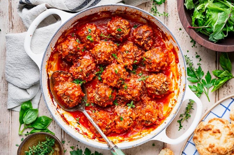 Porcupine Meatballs