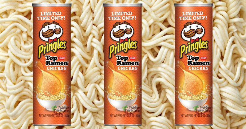 Pringles Top Ramen Chicken Chips