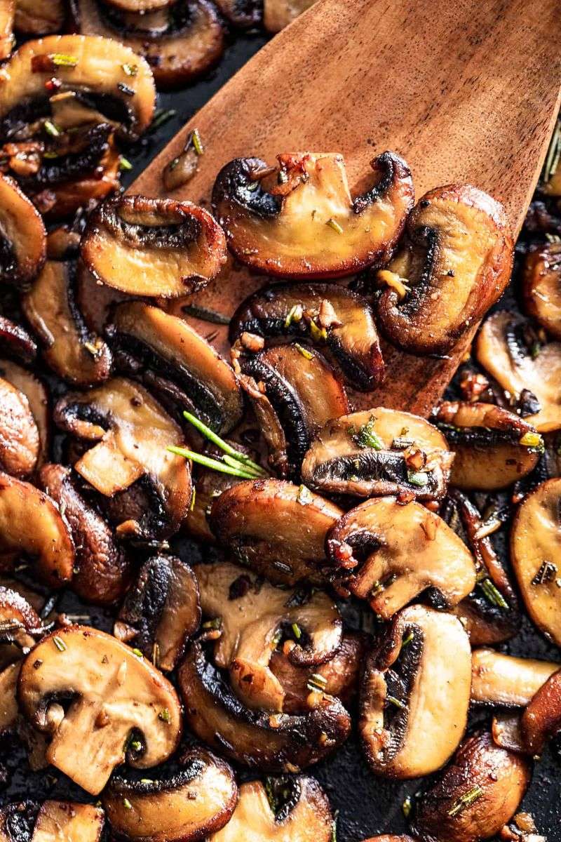 Garlic Herb Butter Mushrooms