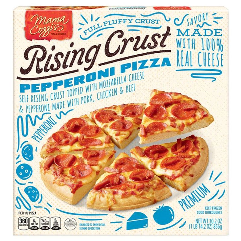 Frozen pizza (Mama Cozzi’s)