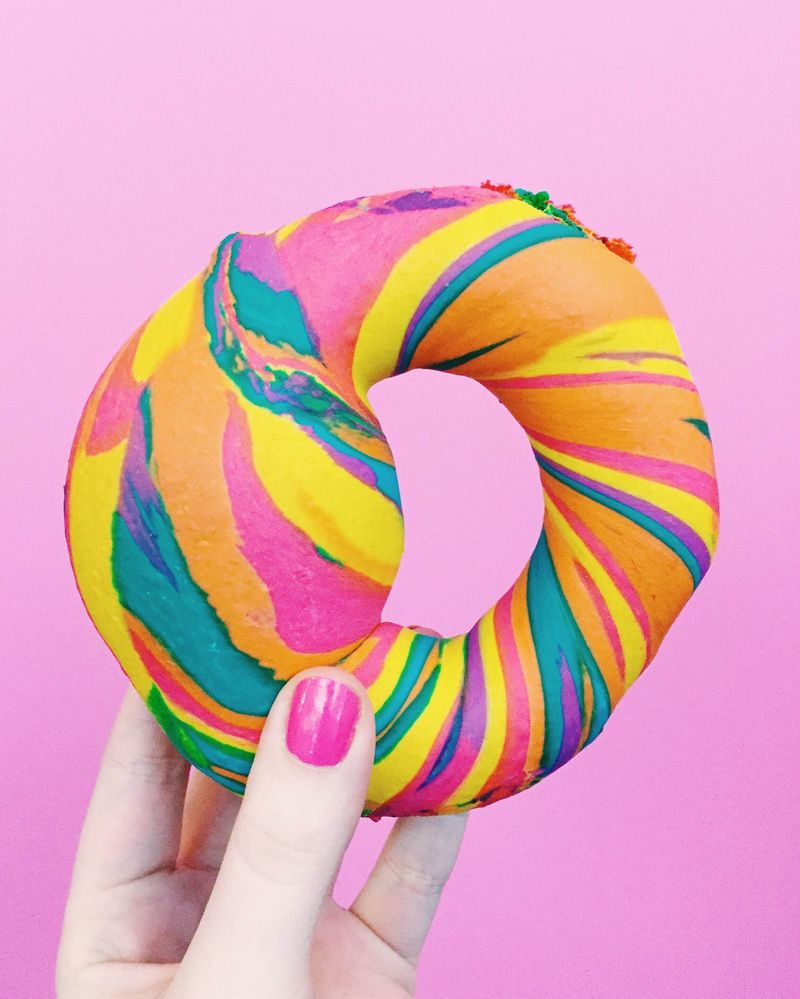 Rainbow Bagels