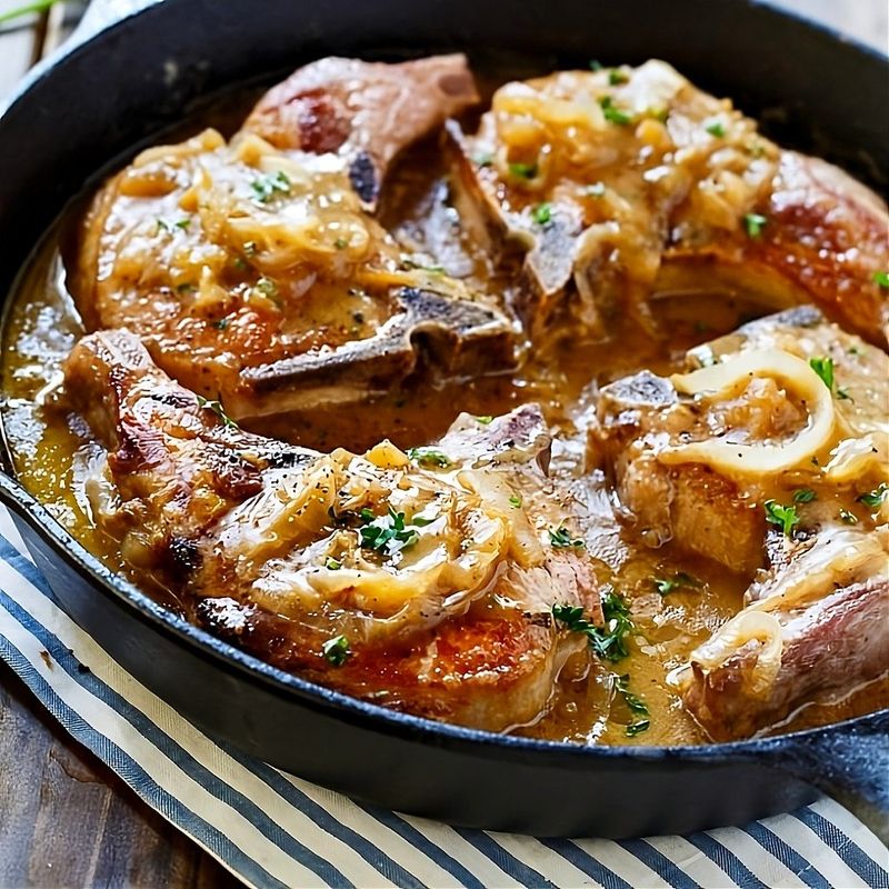 Smothered Southern Pork Chops
