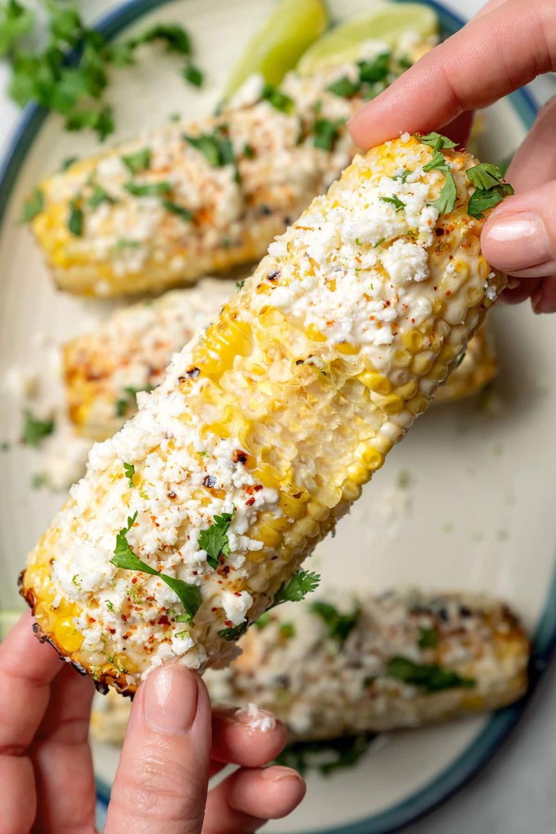 Lime Mayo & Cotija (Mexican Street Corn Style)