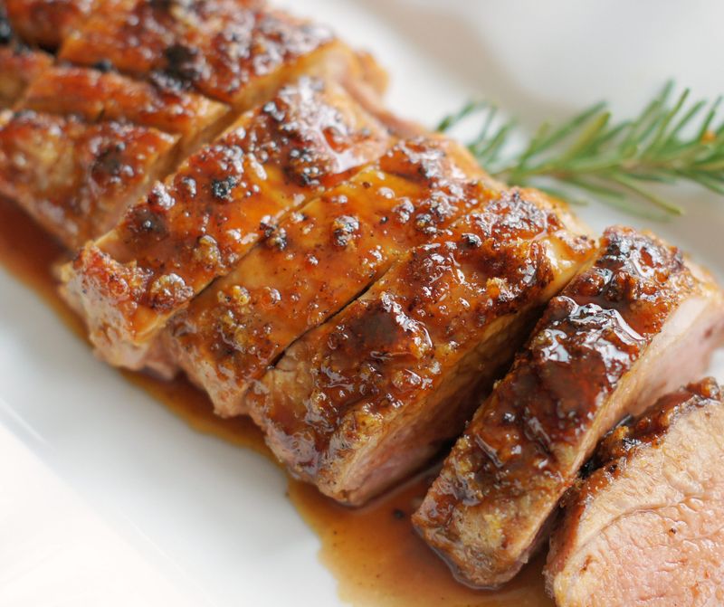 Maple-Glazed Pork Tenderloin