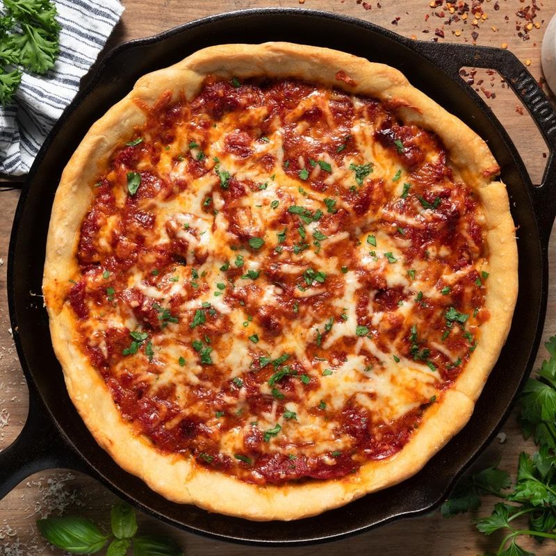 Cast Iron Skillet Deep-Dish Dough