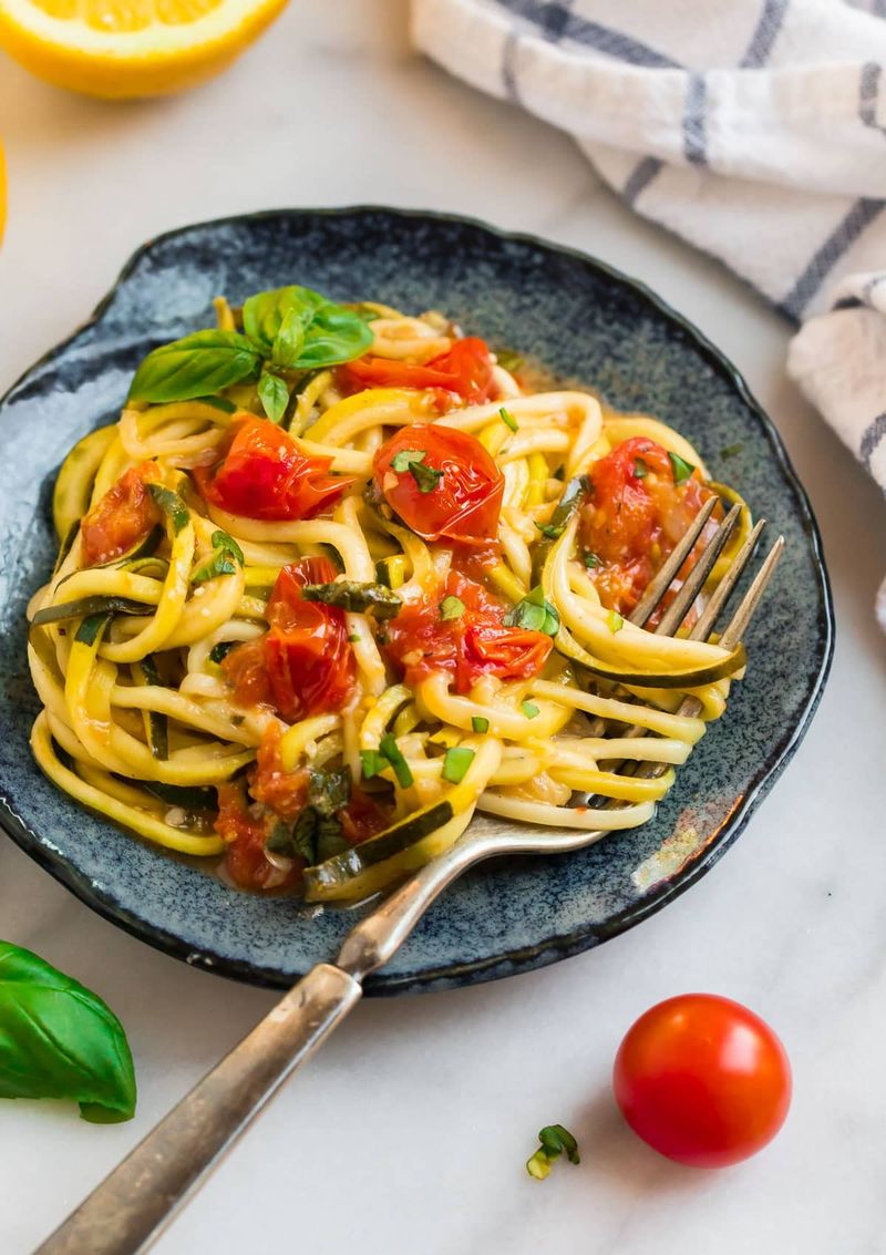 Use spaghetti squash or zucchini noodles