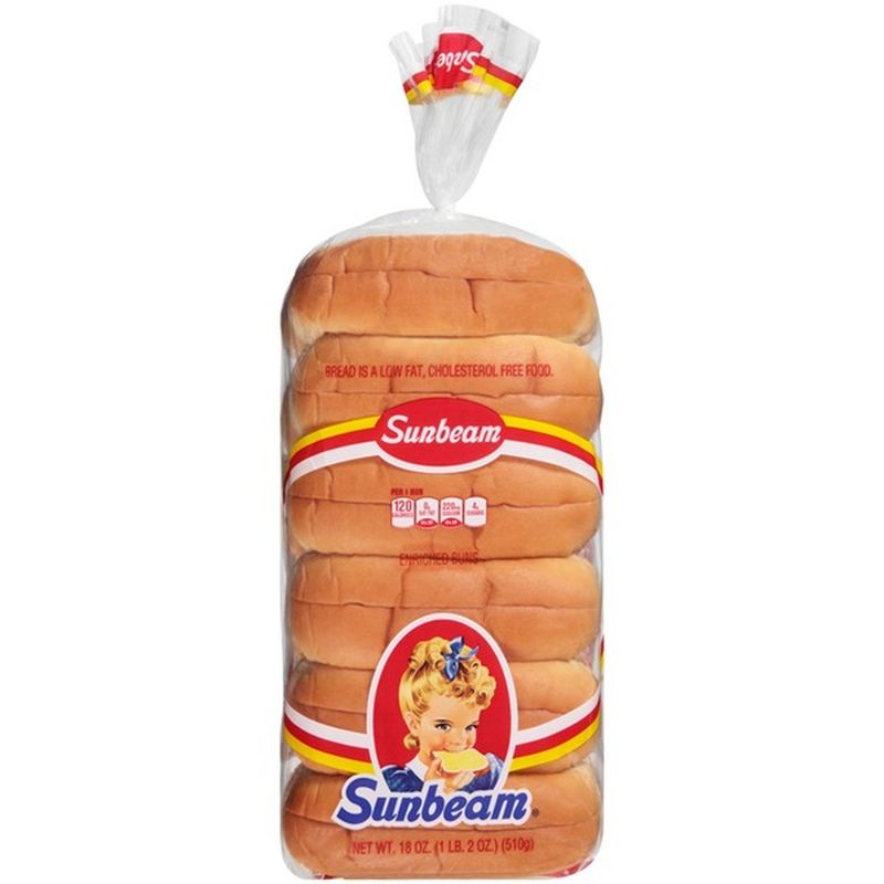 Sunbeam Enriched Hot Dog Buns