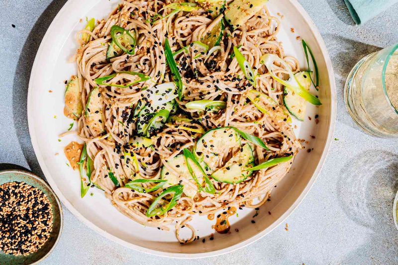 Cold Sesame Noodle Bowls
