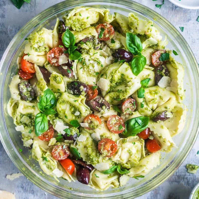 Pesto Tortellini Salad