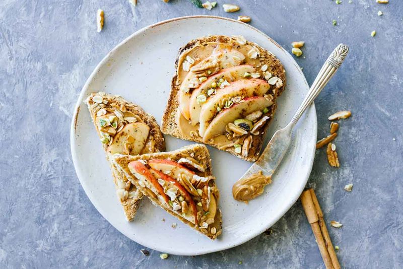 Nut Butter + Apple Slices + Granola