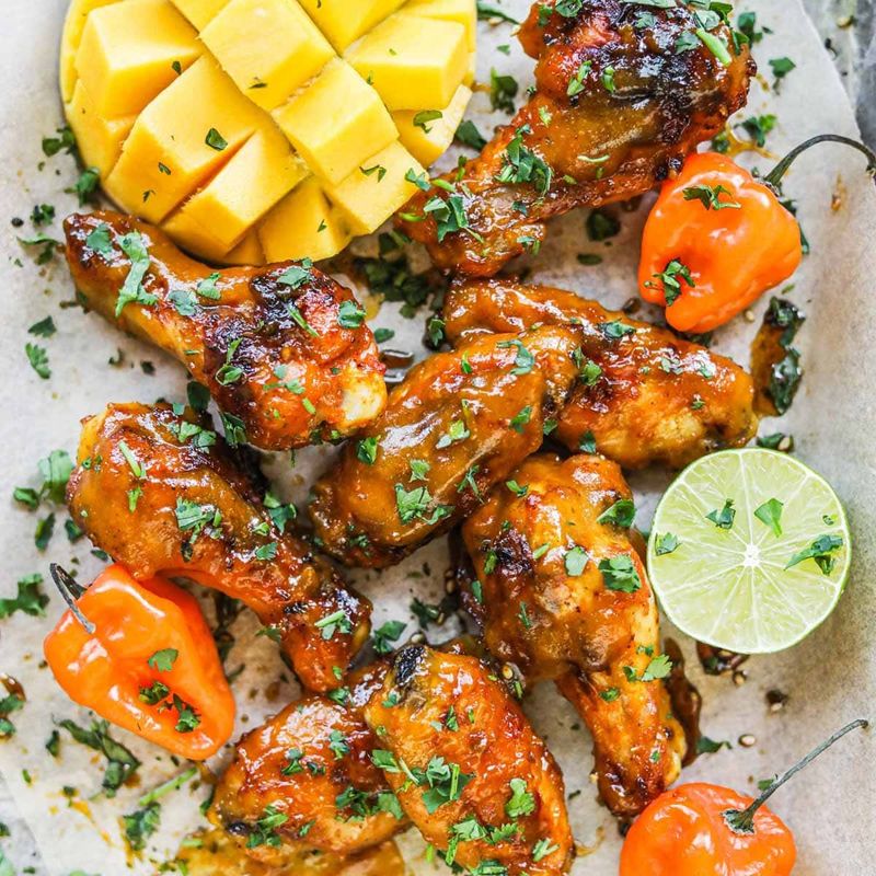 Mango Habanero Chicken Wings