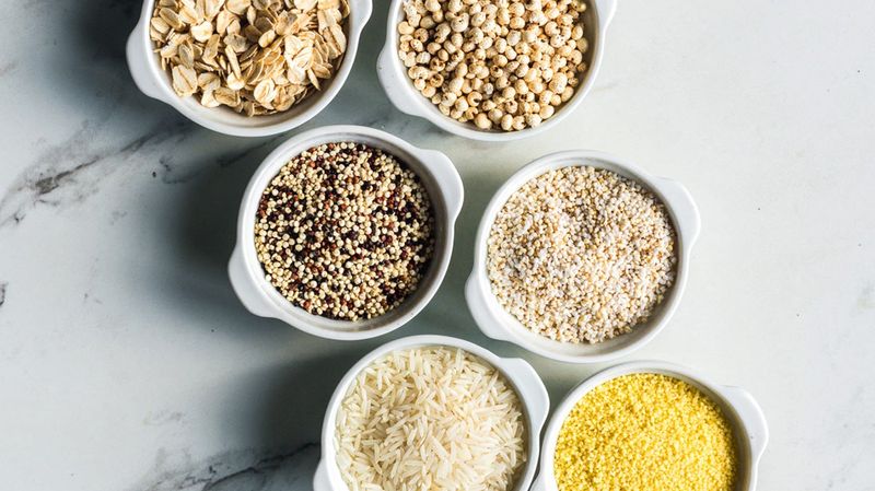 Whole Grains (Quinoa, Oats, Brown Rice)