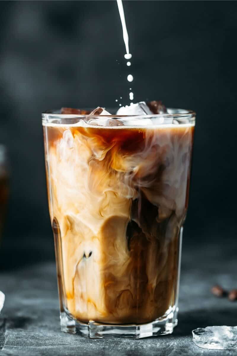 Iced Coffee with Heavy Cream & Cinnamon