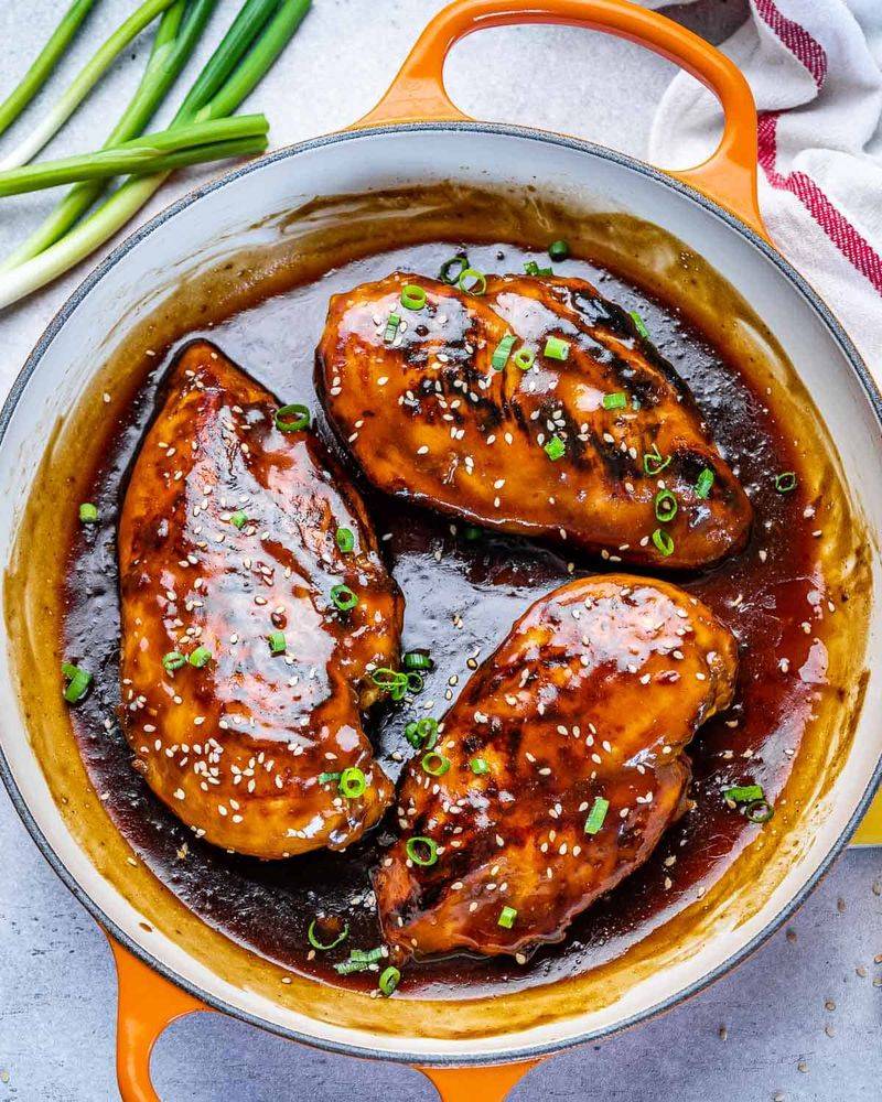 Sweet Chili Glazed Chicken Breasts