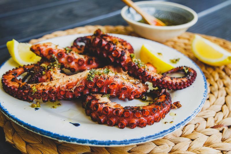 Grilled Octopus With Lemon and Olive Oil