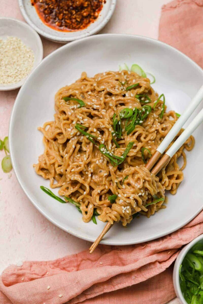 Cold Sesame Peanut Noodles