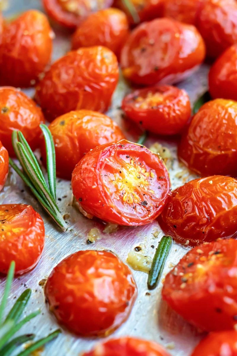 Skewered Cherry Tomatoes With Garlic and Thyme