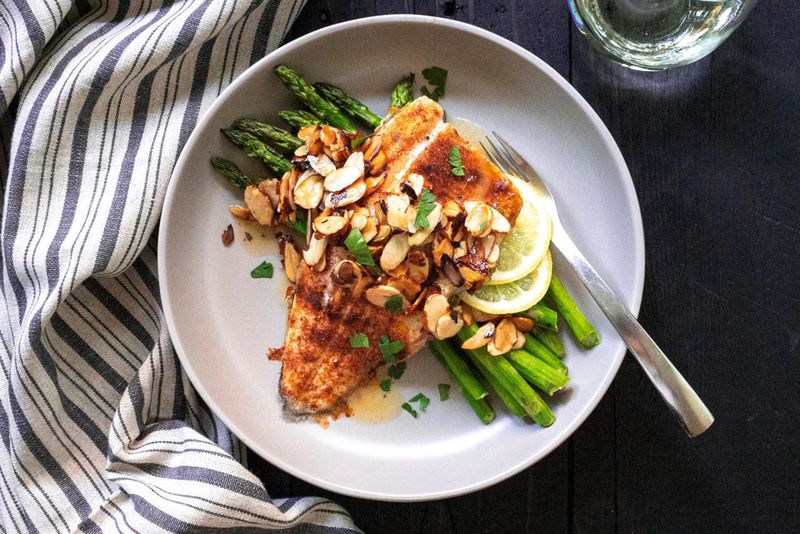 Oven-Roasted Trout with Almonds