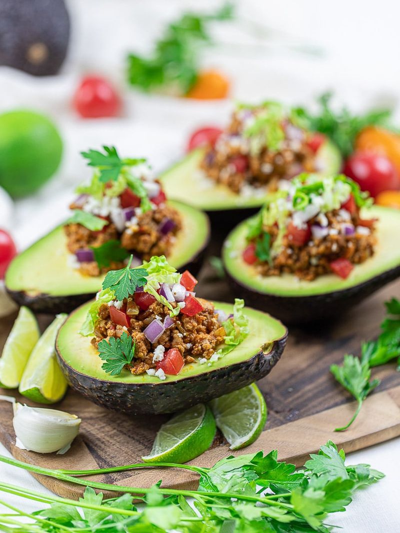 Taco-Stuffed Avocados