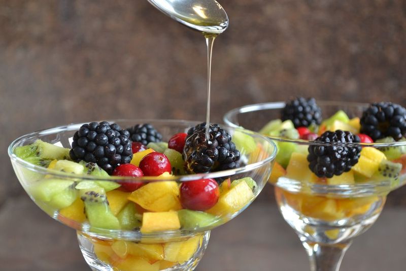 Fruit Salad with Honey Lime Drizzle