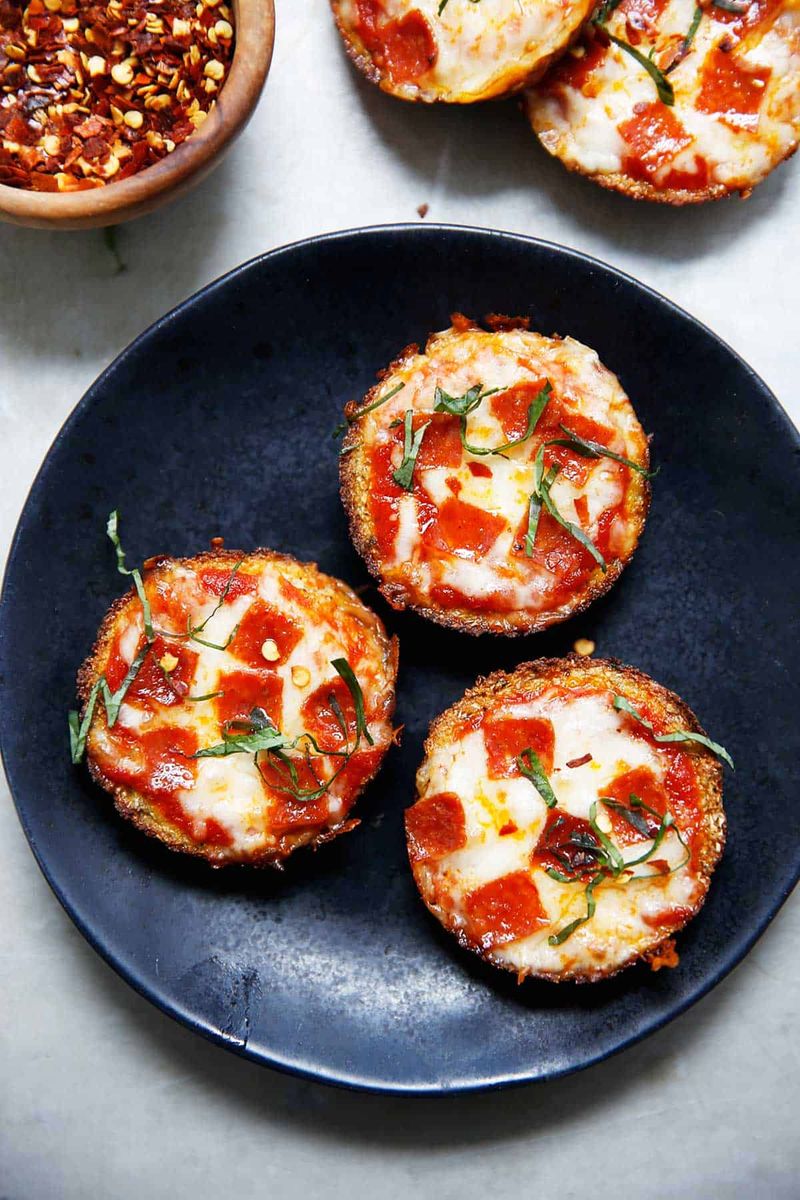 Cauliflower Crust Mini Pizzas