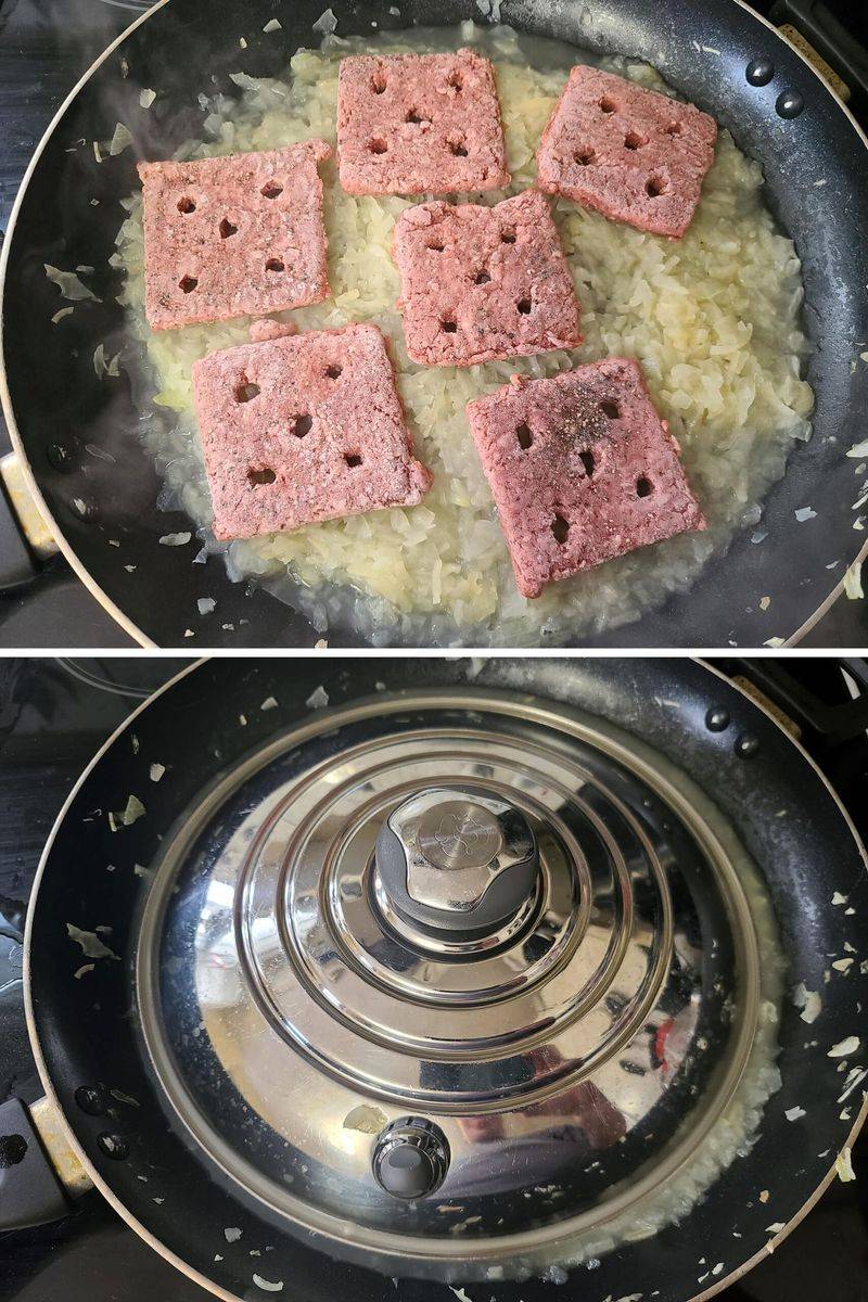 Onions Cook the Burger