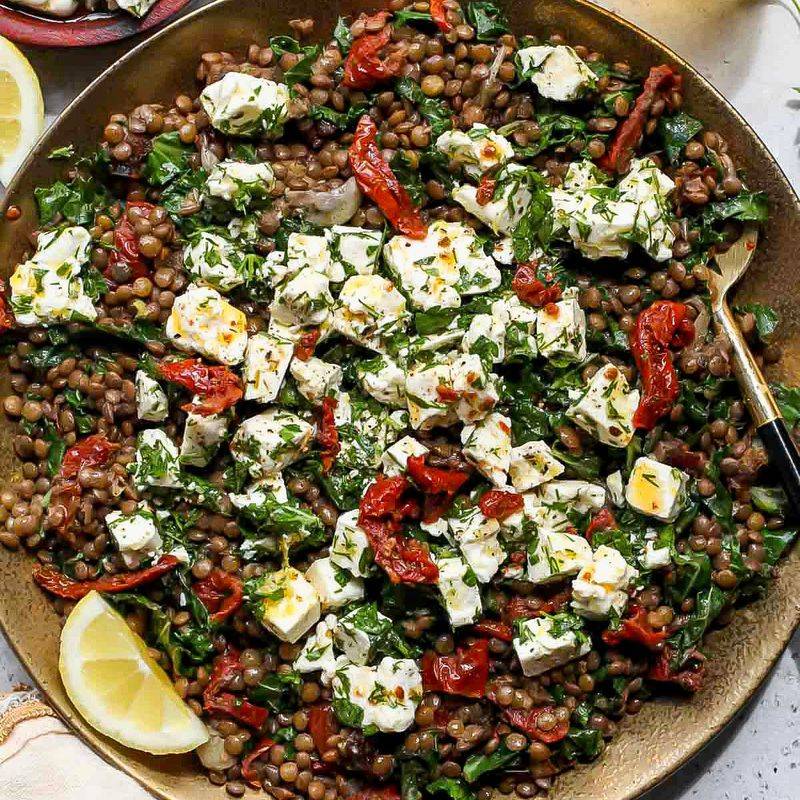Lentil and Feta Salad