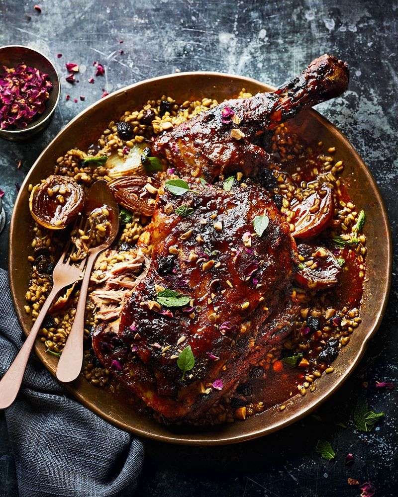 Spiced Moroccan Lamb Roast