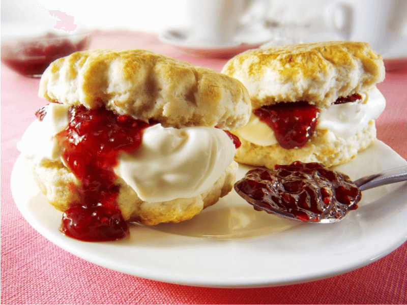 Scones with Clotted Cream & Jam