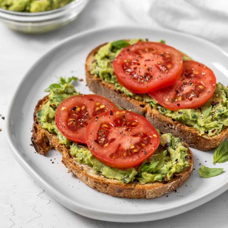 Smashed White Bean Avocado Toast