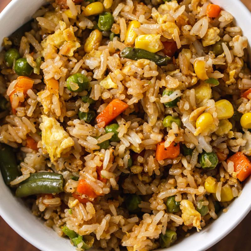 Fried Rice with Scrambled Egg
