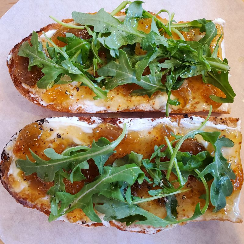 Goat Cheese + Fig Jam + Arugula